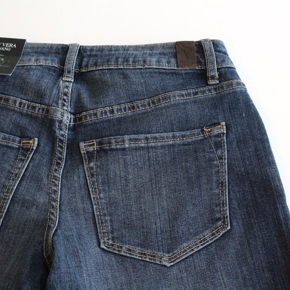 Vera Wang Denim Blue Jean Shorts Size 0 - Picture 5 of 5